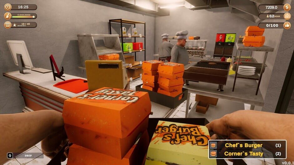Capture de Corner Kitchen Fast Food Simulator