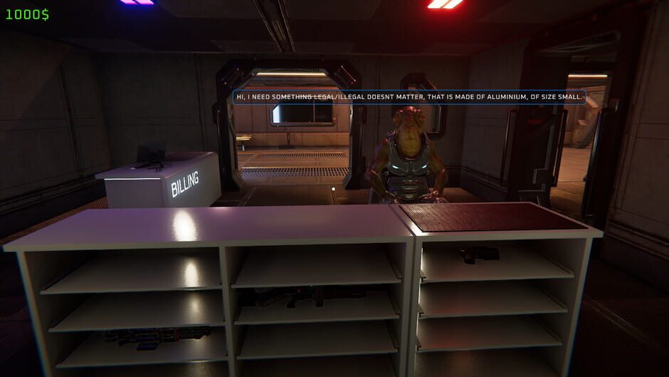 Capture d’Alien Market Simulator