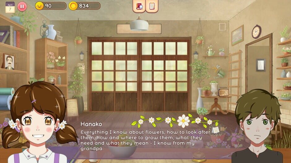 Capture de Hanako's flower shop