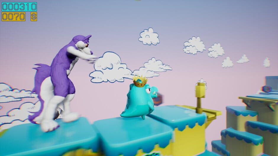 Capture de Dino Running from a Furry: Gamesforfarm