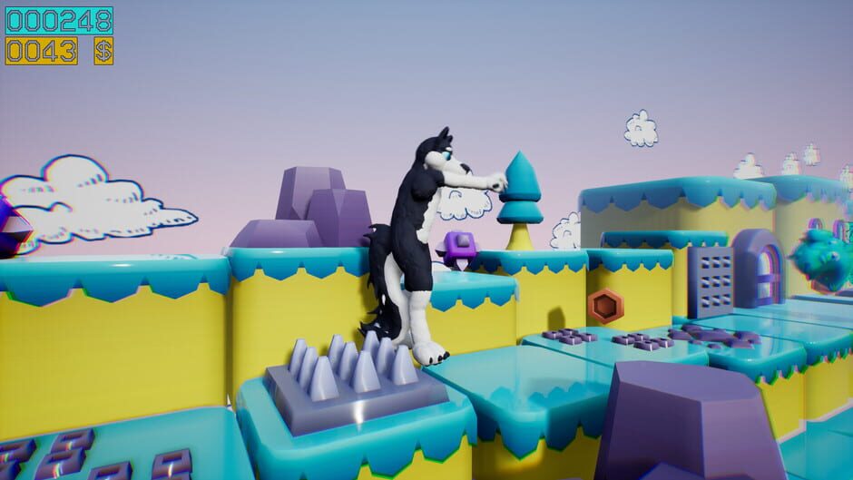 Capture de Dino Running from a Furry: Gamesforfarm