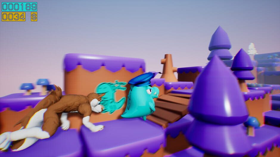 Capture de Dino Running from a Furry: Gamesforfarm