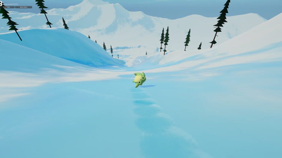 Capture de Sledding Game
