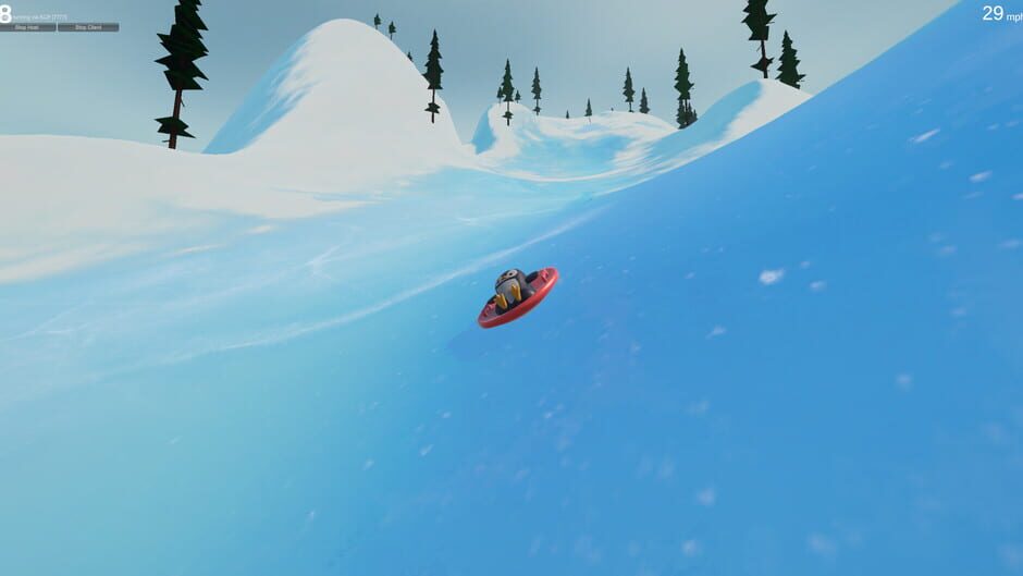 Capture de Sledding Game