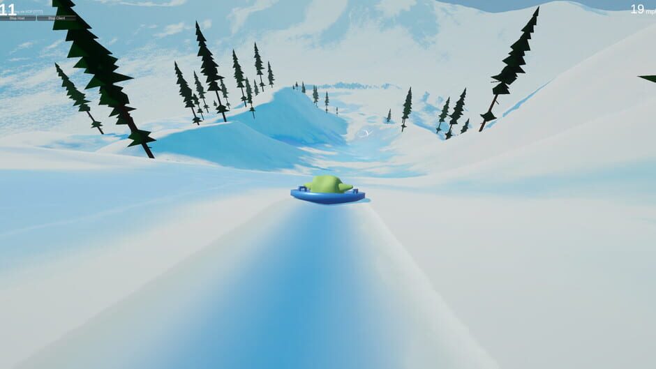 Capture de Sledding Game