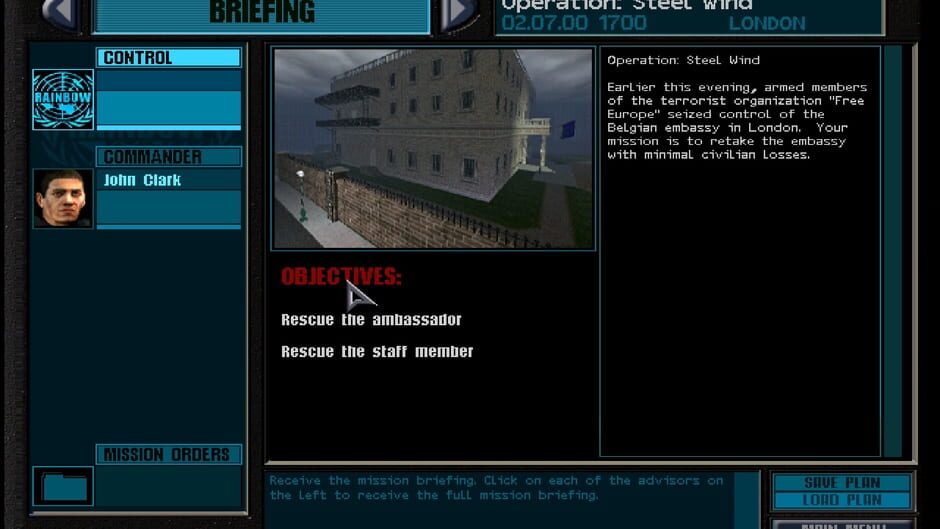 Capture de Tom Clancy's Rainbow Six