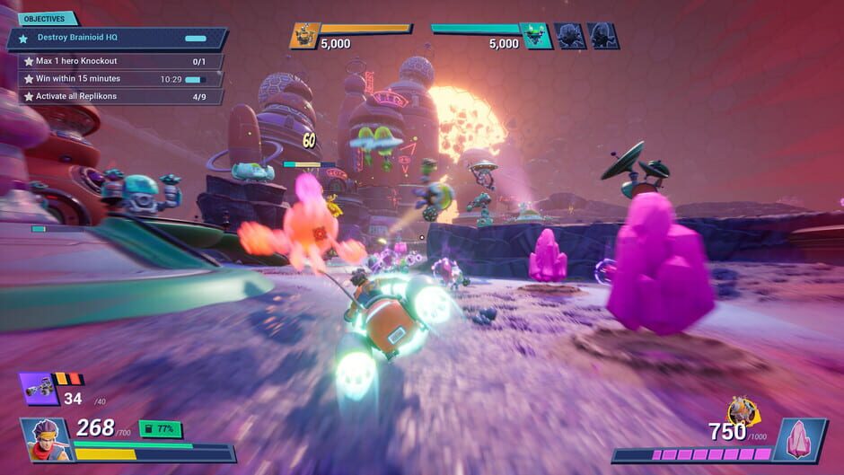 Capture de Chip ‘n Clawz vs. The Brainioids