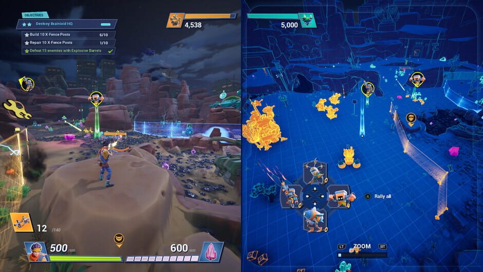 Capture de Chip ‘n Clawz vs. The Brainioids