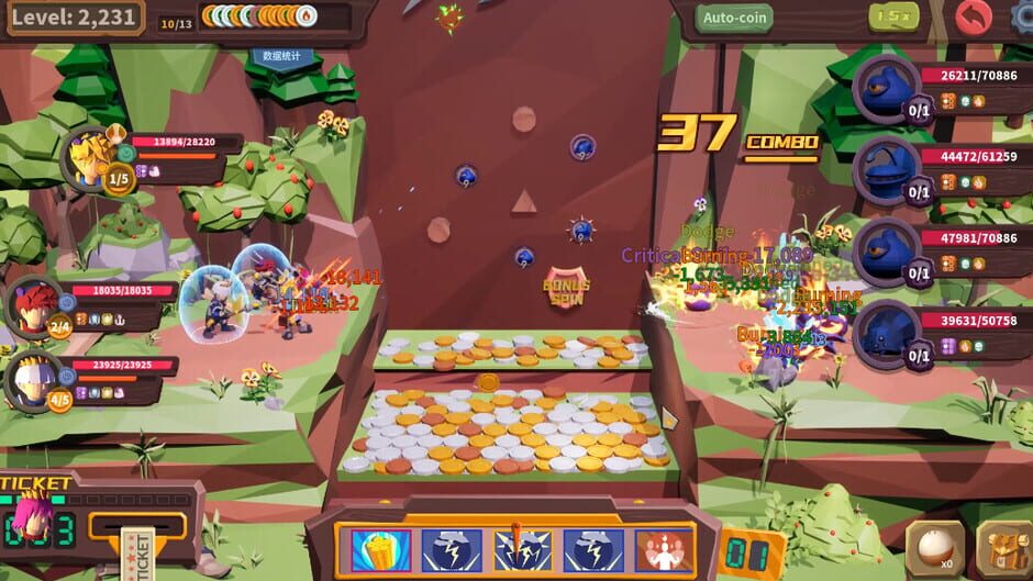 Capture de Coin Push RPG