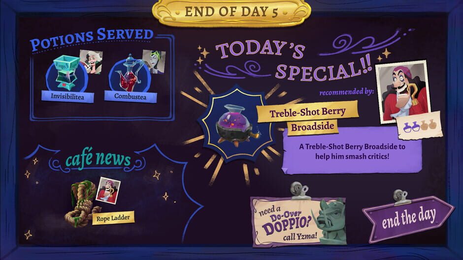 Capture de Disney Villains Cursed Café