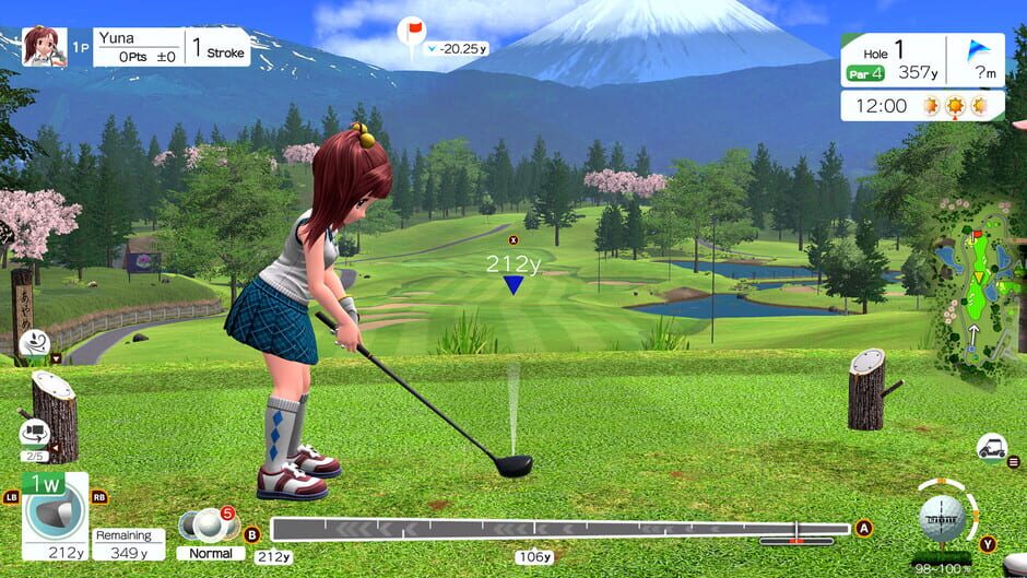 Capture d’Everybody’s Golf: Hot Shots