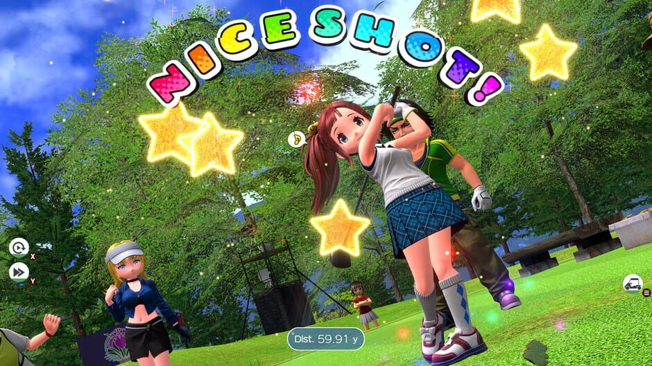 Capture d’Everybody’s Golf: Hot Shots