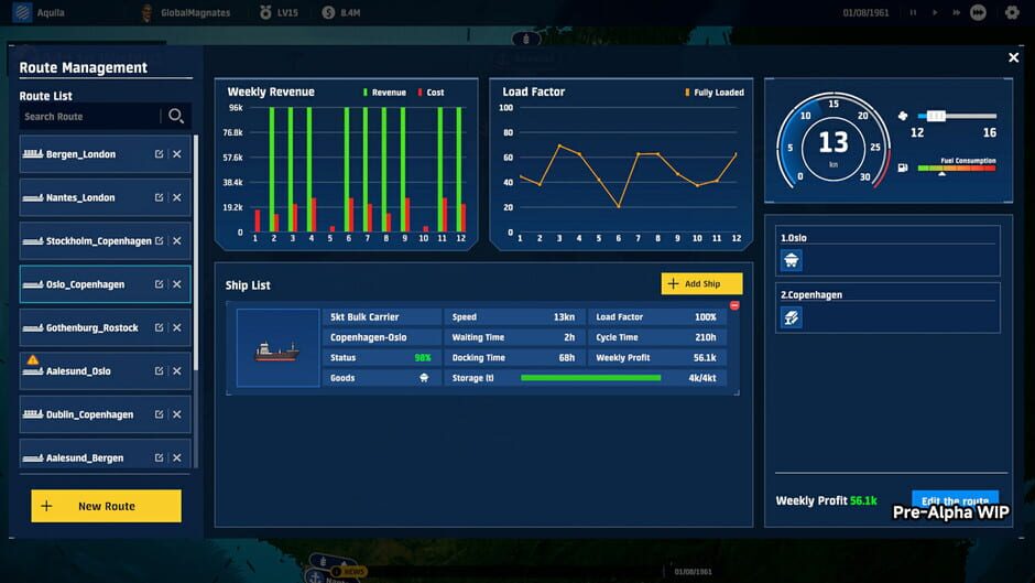 Capture de Global Magnates: Shipping Tycoon