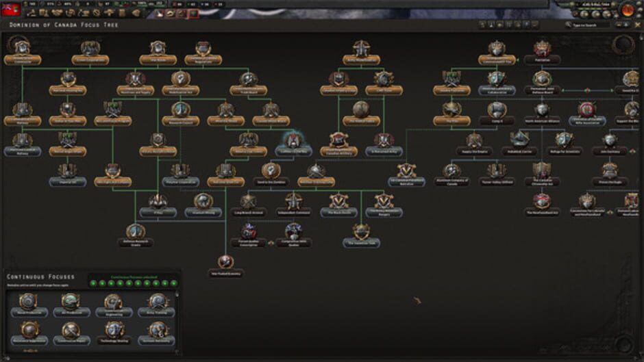 Capture de Hearts of Iron IV