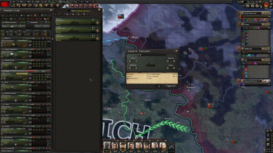 Capture de Hearts of Iron IV