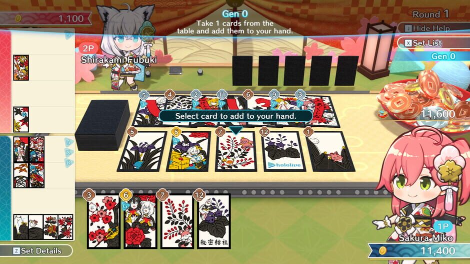 Capture de Hololive Holo's Hanafuda