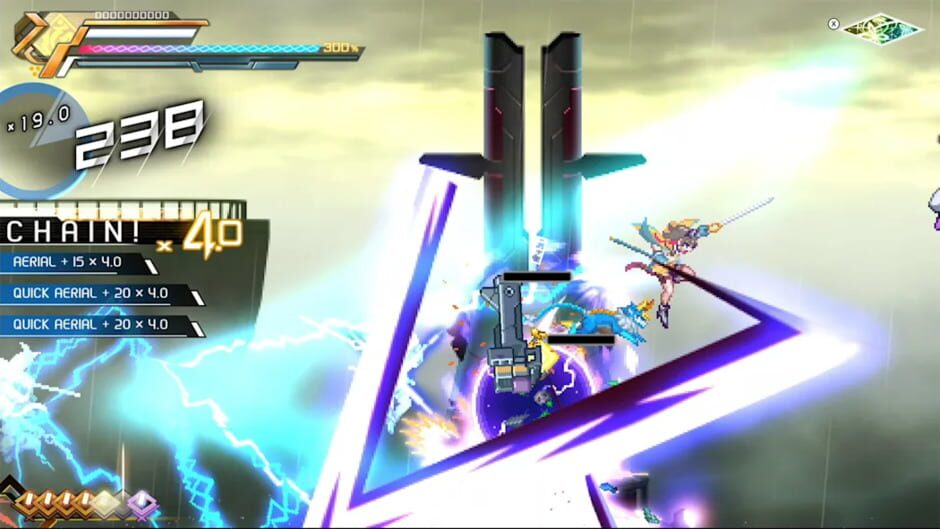 Capture d’Azure Striker Gunvolt 3
