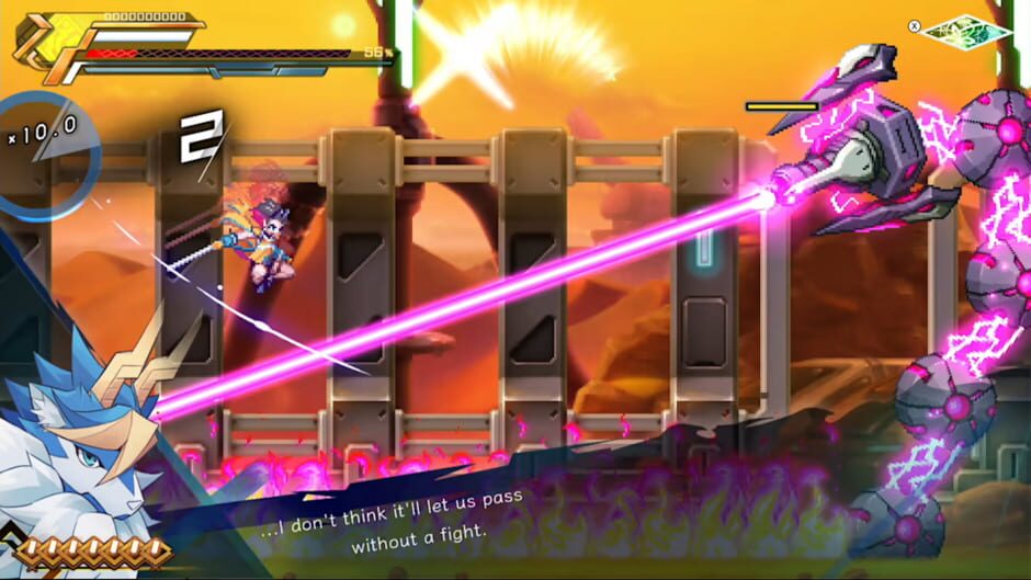 Capture d’Azure Striker Gunvolt 3