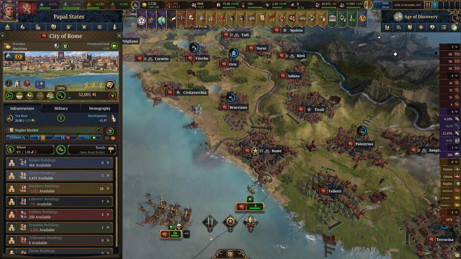 Capture d’Europa Universalis V