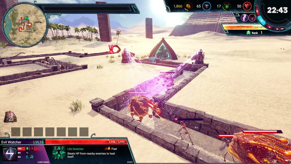 Capture d’Elemental War Clash