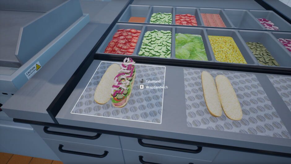 Capture de Sandwich Simulator