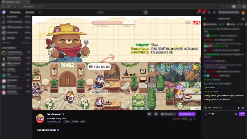 Capture de Not Monday Cafe