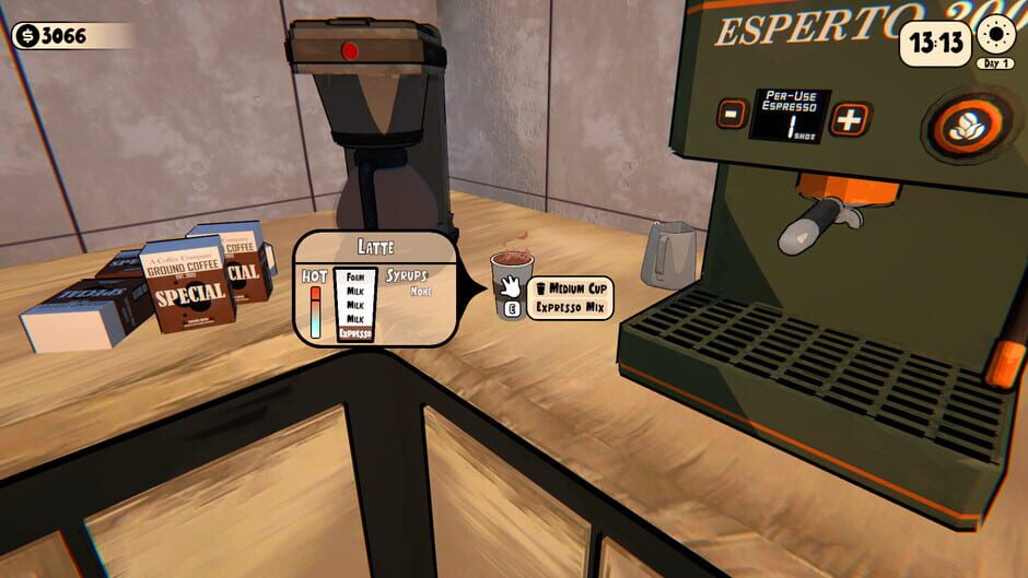 Capture de Coffie Simulator