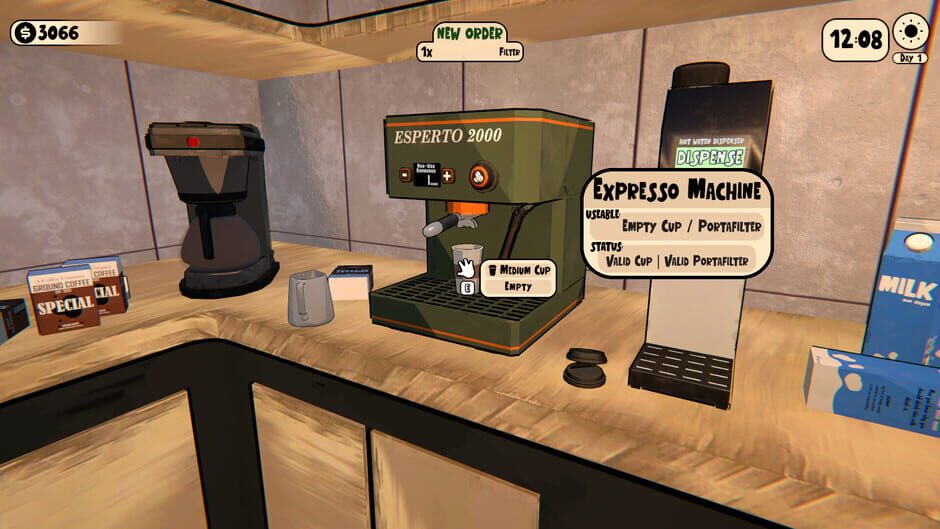 Capture de Coffie Simulator