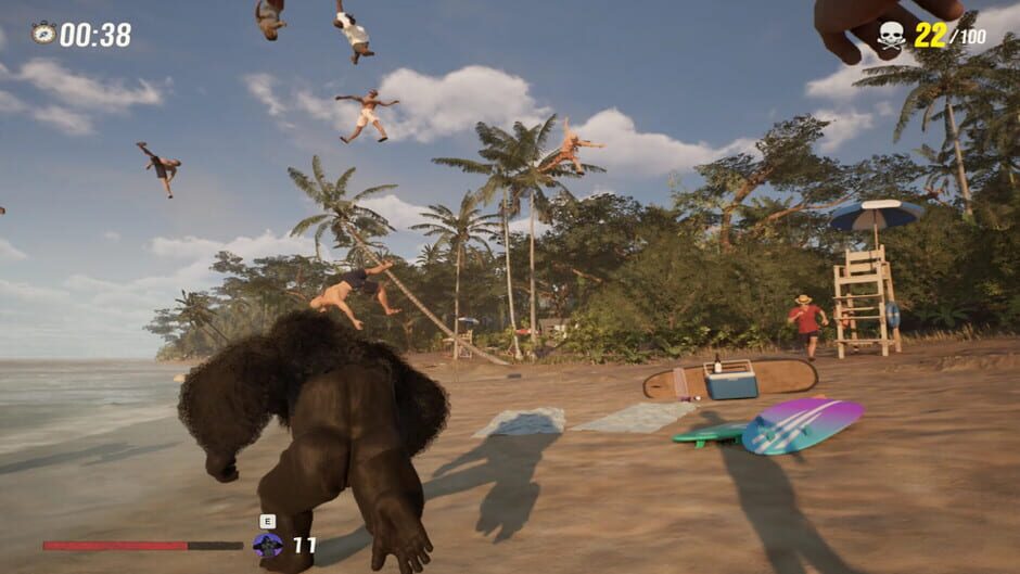 Capture de Gorilla Vs 100 Men
