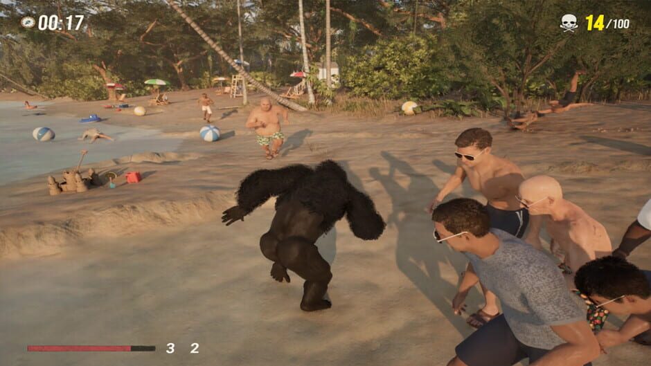 Capture de Gorilla Vs 100 Men