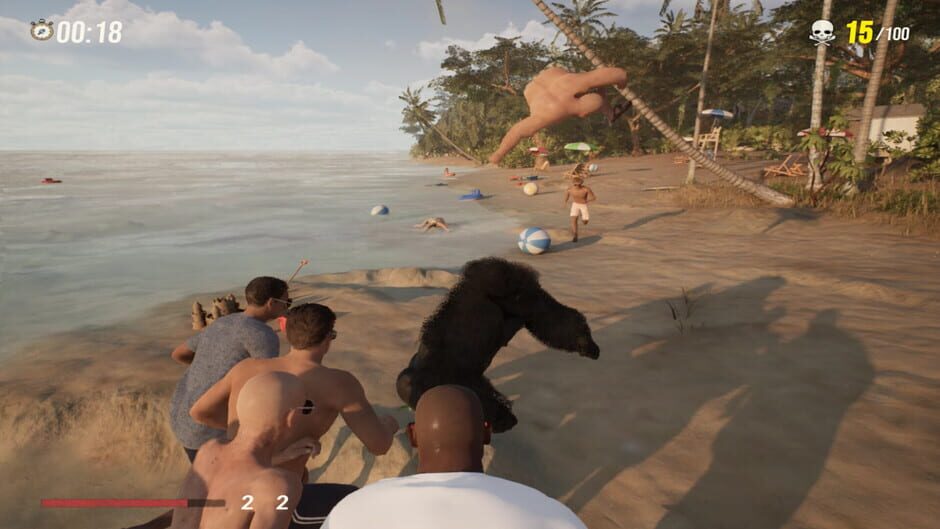 Capture de Gorilla Vs 100 Men