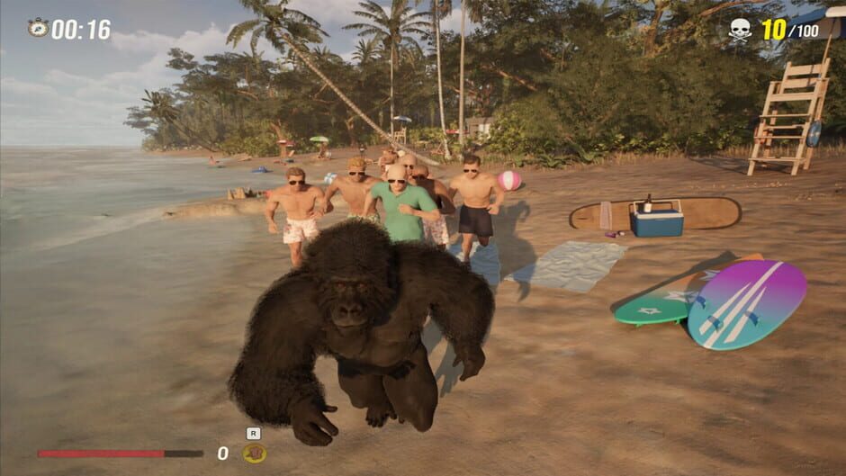 Capture de Gorilla Vs 100 Men