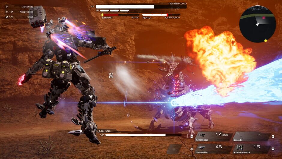 Capture de Daemon x Machina: Titanic Scion
