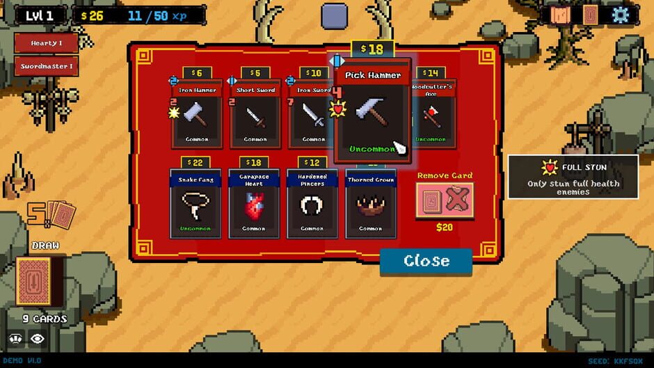 Capture de Deck of Stabs