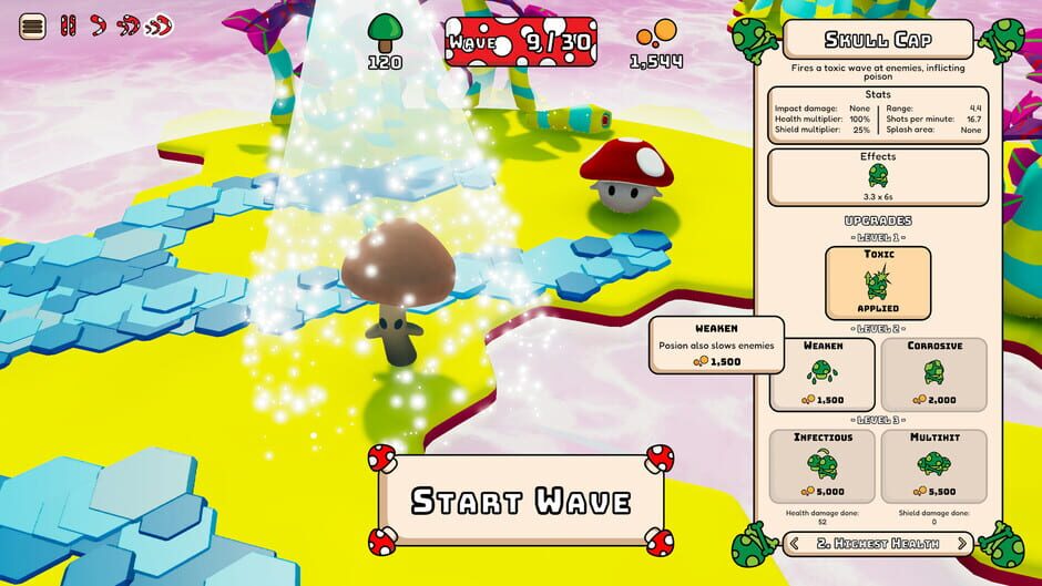 Capture de Shrooms! Tower Defence