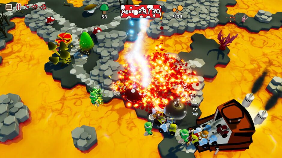 Capture de Shrooms! Tower Defence