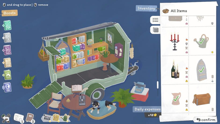Capture de Tiny Bookshop