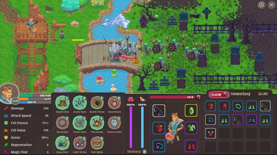 Capture de Village Defenders
