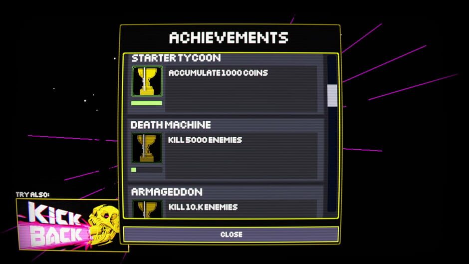 Capture de Kickback Clicker