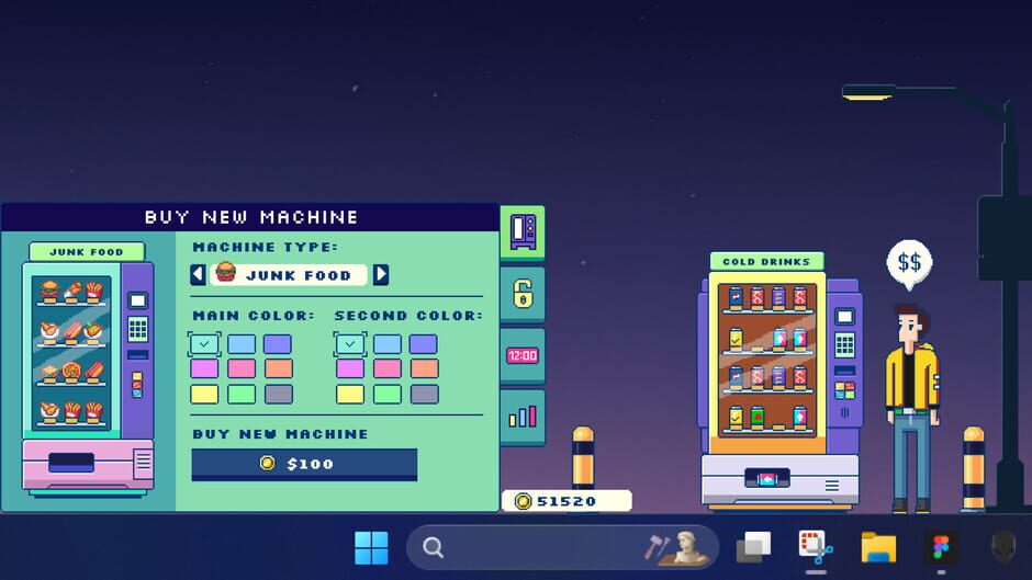 Capture de Tiny Vending Machines