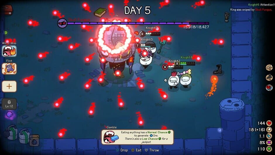 Capture de Pebble Knights