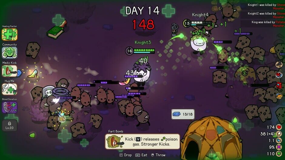 Capture de Pebble Knights