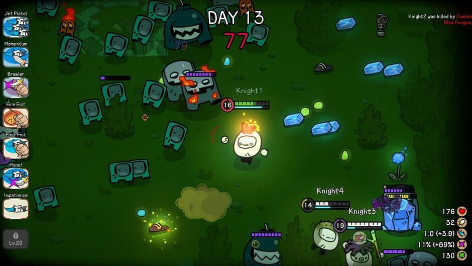 Capture de Pebble Knights