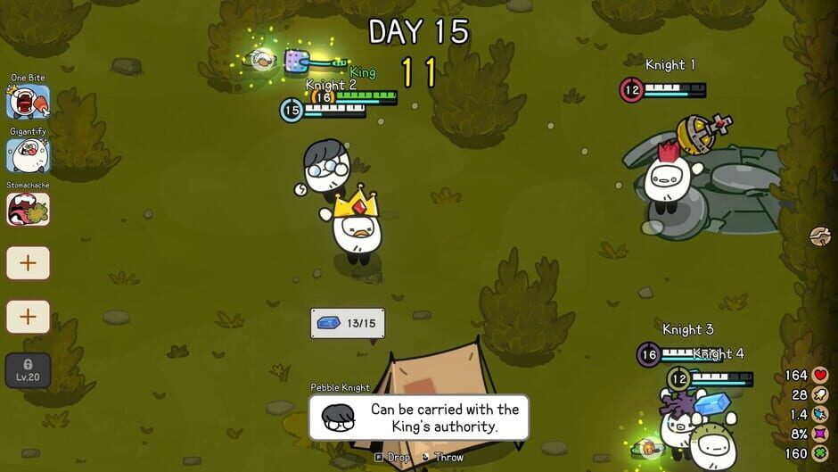 Capture de Pebble Knights
