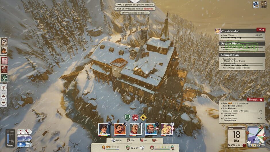 Capture d’Above the Snow