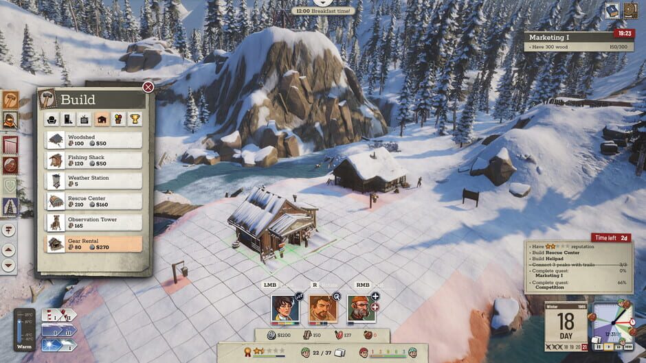 Capture d’Above the Snow