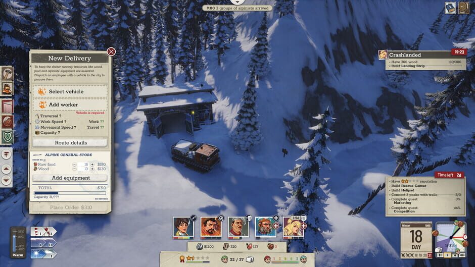 Capture d’Above the Snow