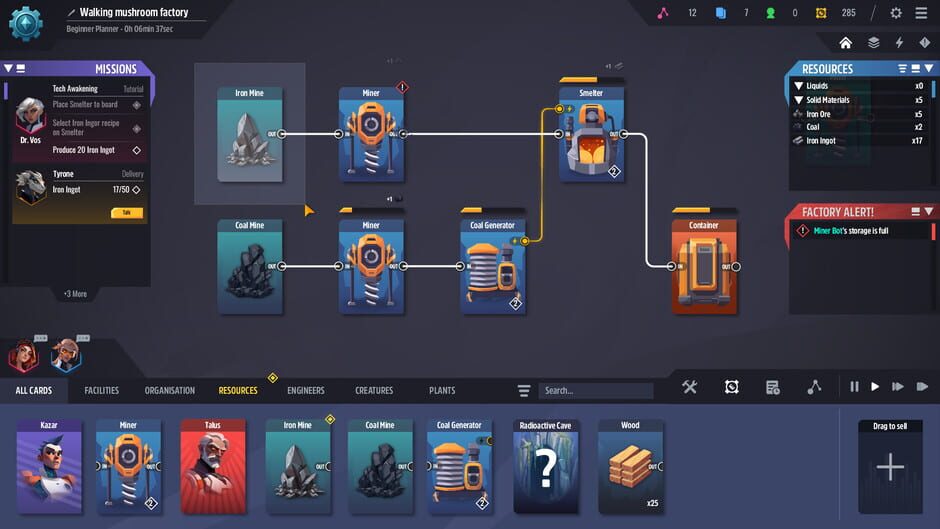 Capture de Factory Planner