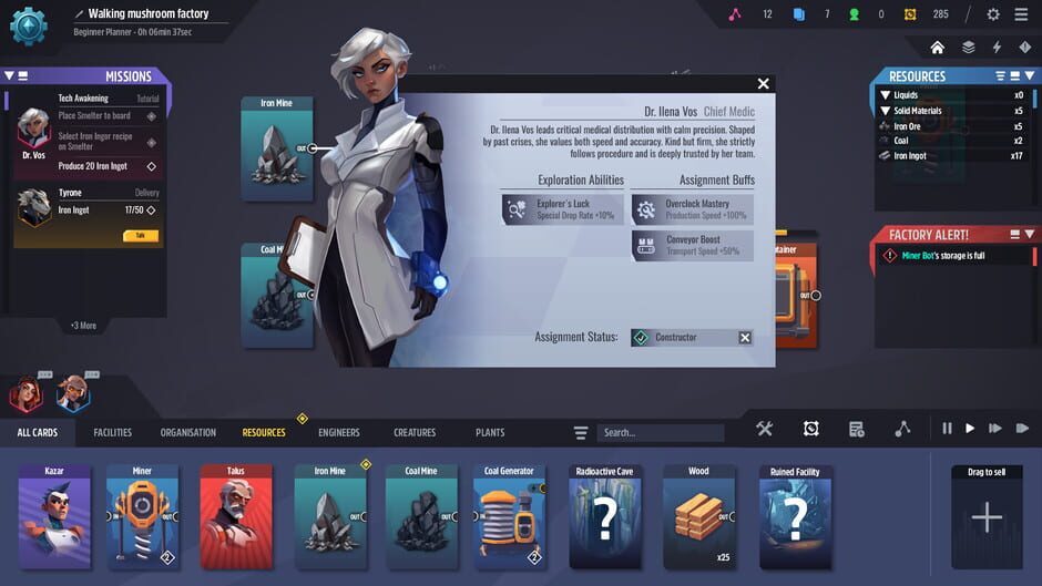 Capture de Factory Planner
