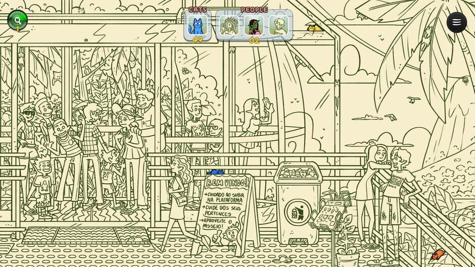 Capture de Hidden Cats in Rio de Janeiro